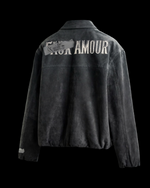 Load image into Gallery viewer, Grey Premium Suede Jacket
