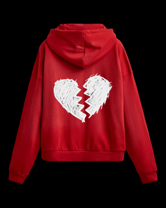 Premium Rouge Heartbreak Zipped Hoodie
