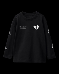 Kids Black Long Sleeve T