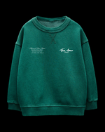 Load image into Gallery viewer, Kids Heavyweight Ovè Green Sweater
