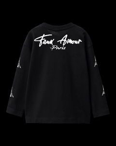 Kids Black Long Sleeve T