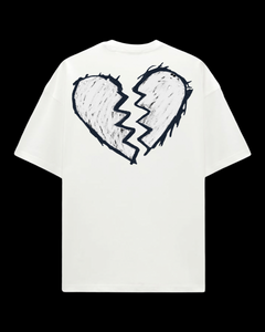 Blanc Faux Amour Heartbreak T
