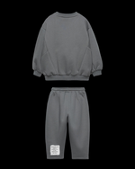 Load image into Gallery viewer, Kids Ovè Grey Premium Jogger Set
