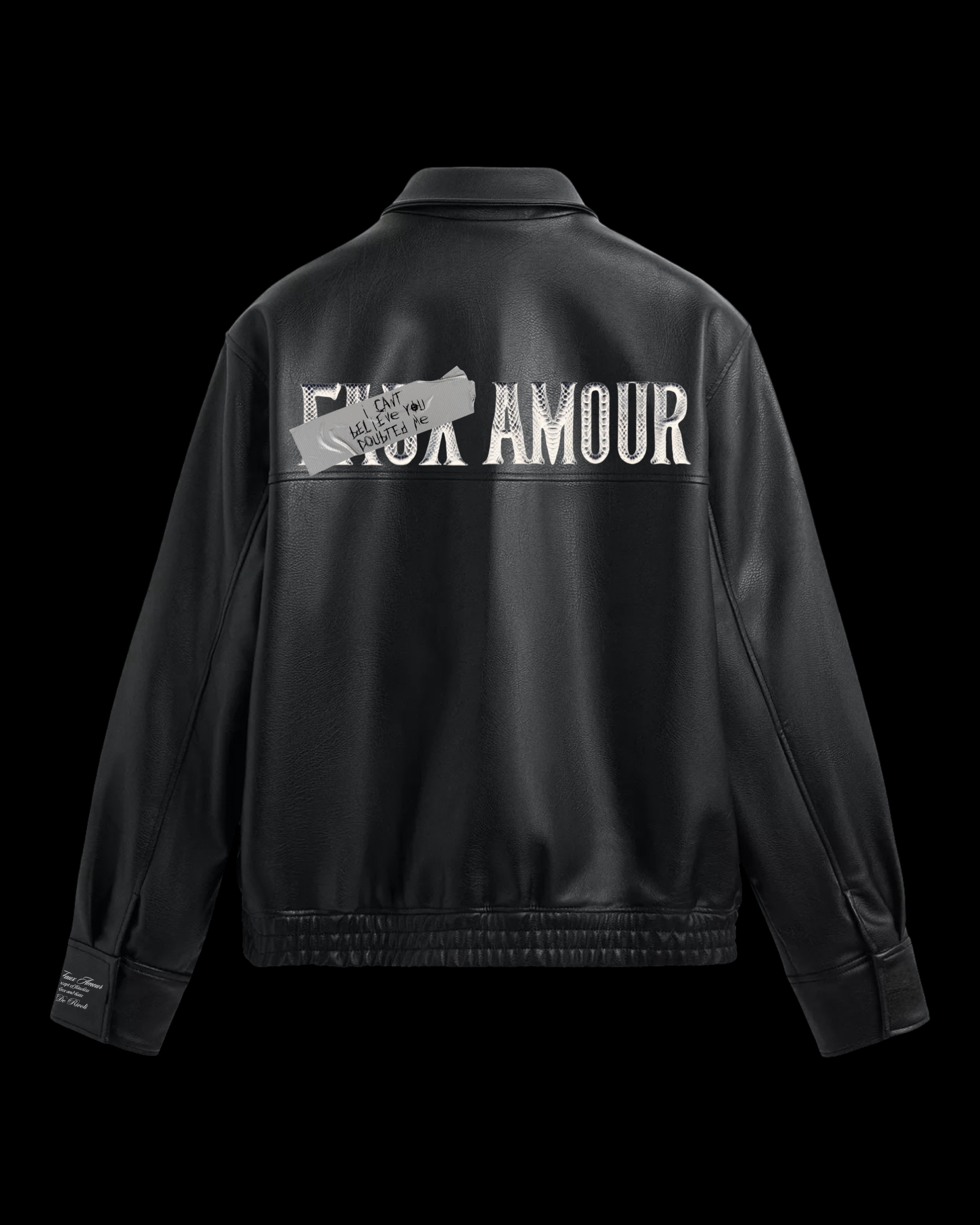 Premium Leather Bomber Jacket