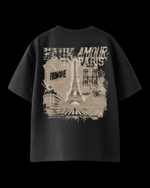 Load image into Gallery viewer, Kids Black Graphic Paname T
