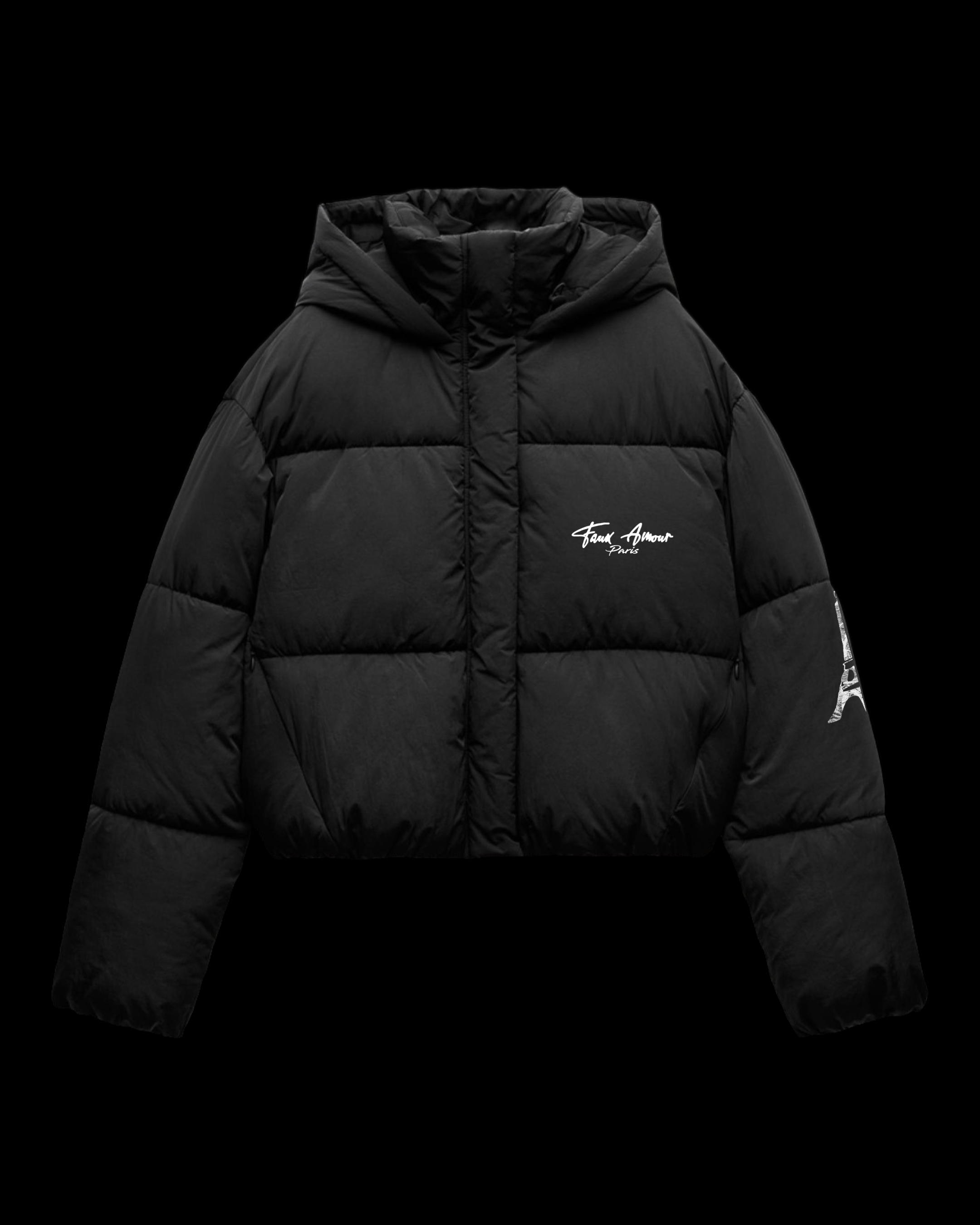 Premium Femme Cropped Puffer
