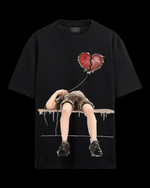 Load image into Gallery viewer, No Love just Help Graphic T Noir
