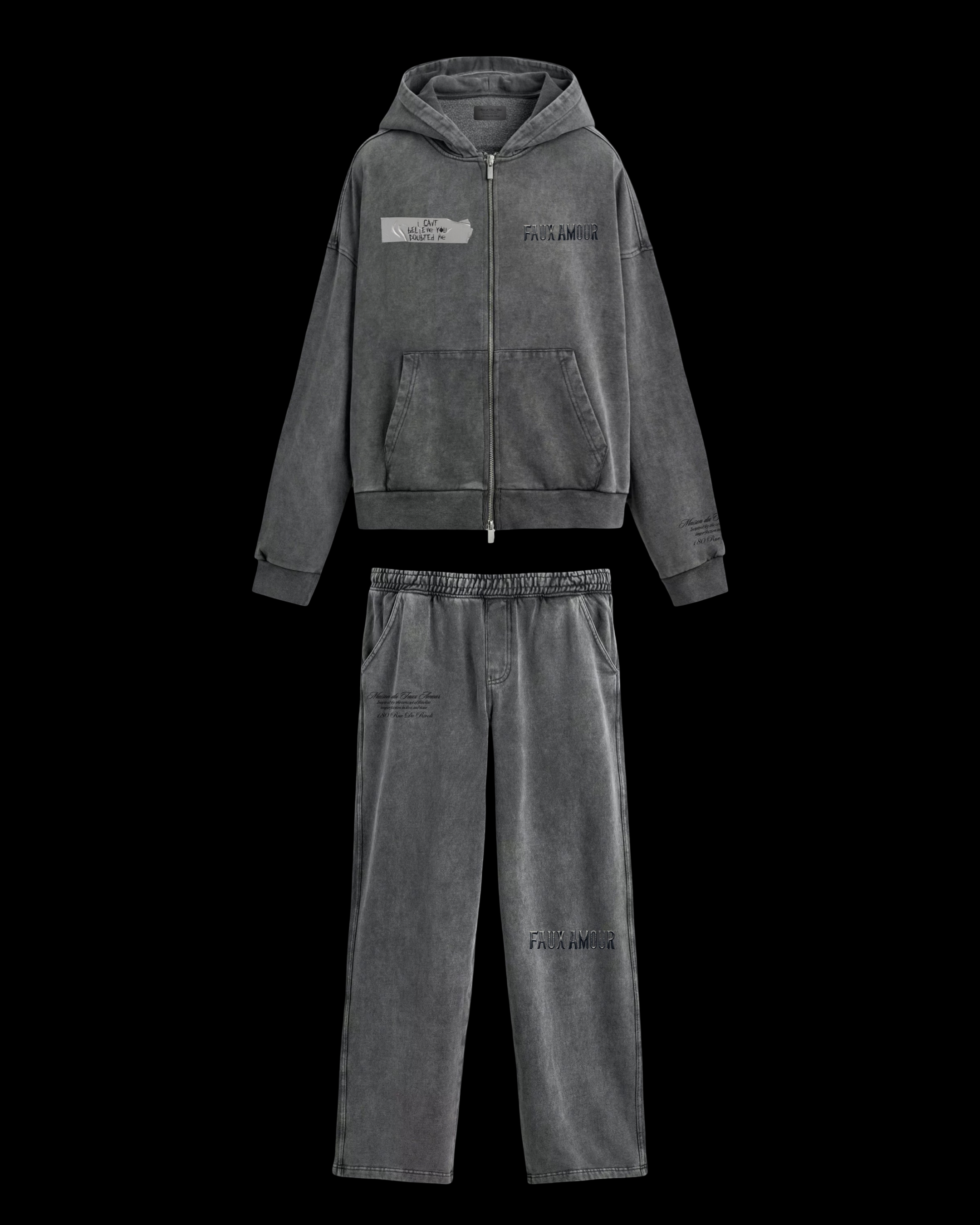 Premium Washed Grey Set