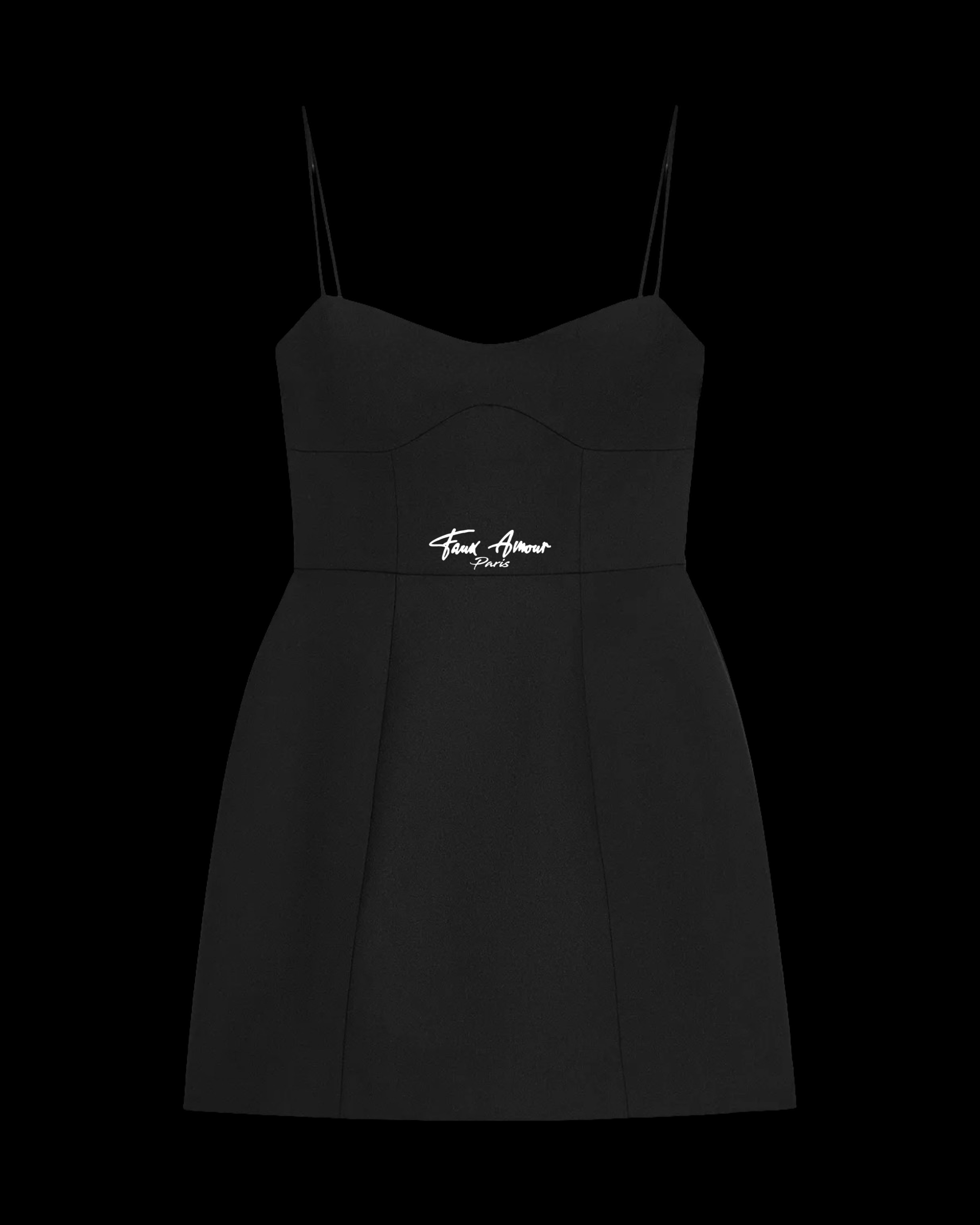 Se Démarquer Noir Femme Dress