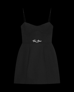 Se Démarquer Noir Femme Dress