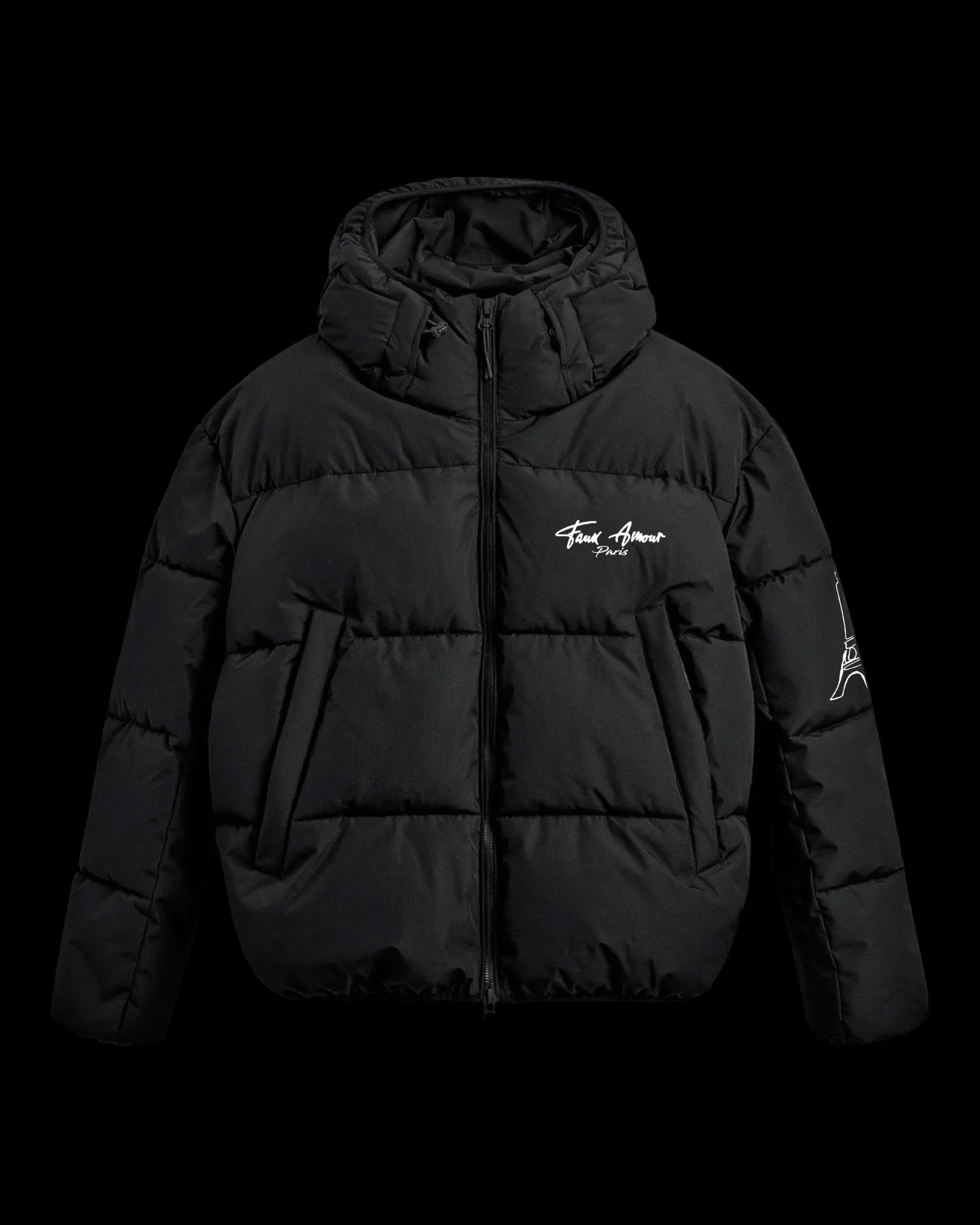 Premium Noir Puffer Jacket
