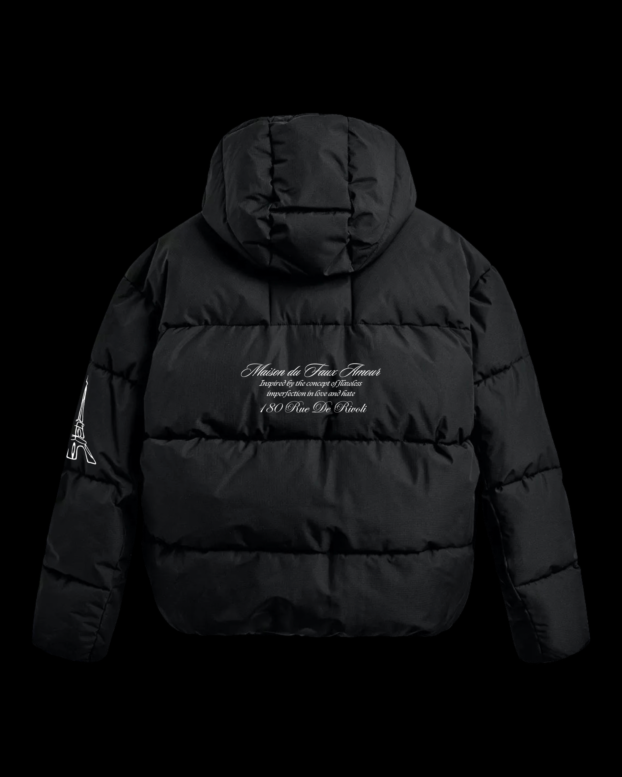 Premium Noir Puffer Jacket