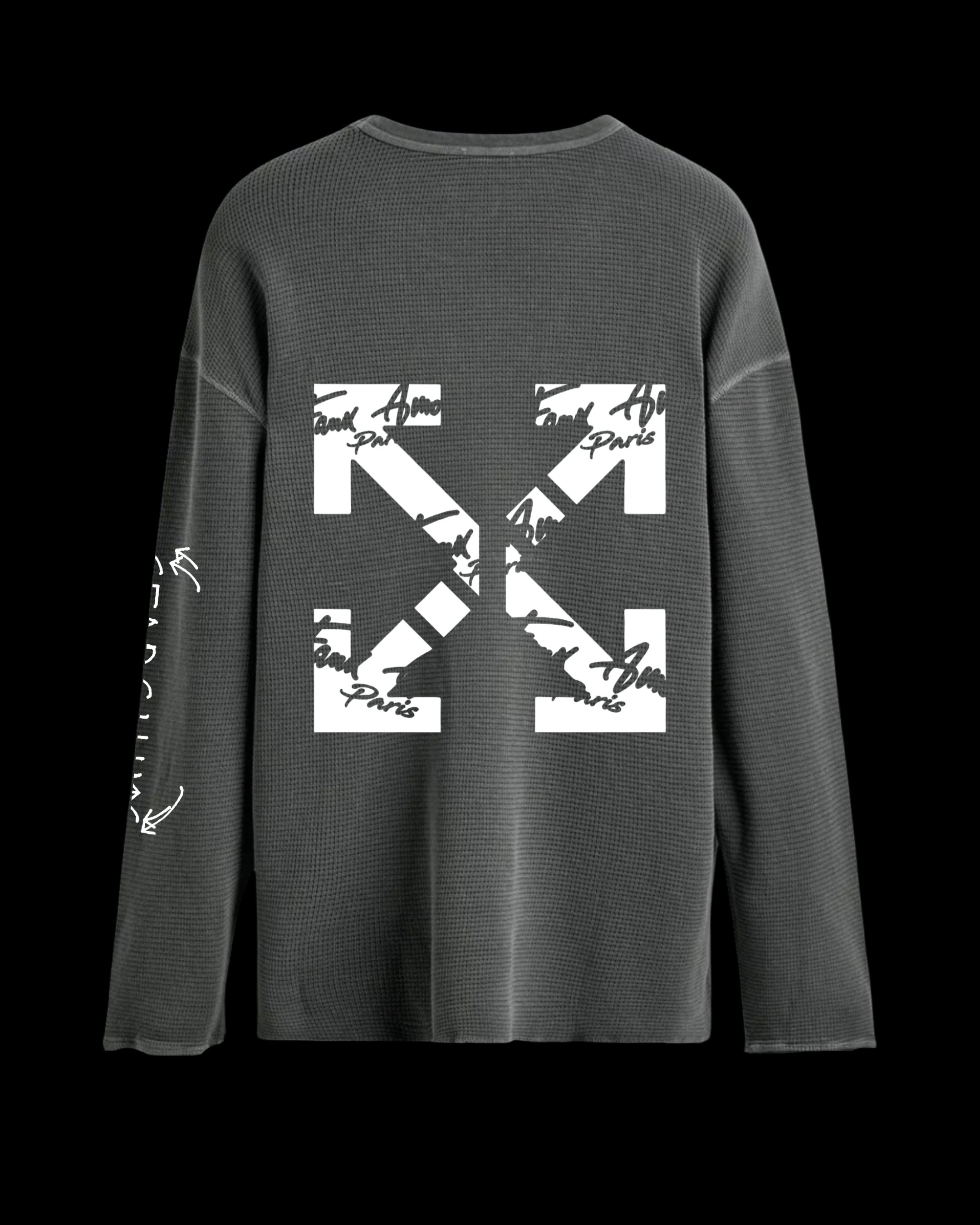 "Searching" Overcast Grey Long Sleeve T