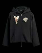 Load image into Gallery viewer, Stone Heart Premium Black Zipped Set
