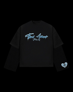 Load image into Gallery viewer, Noir Iceman Double Sleeve T
