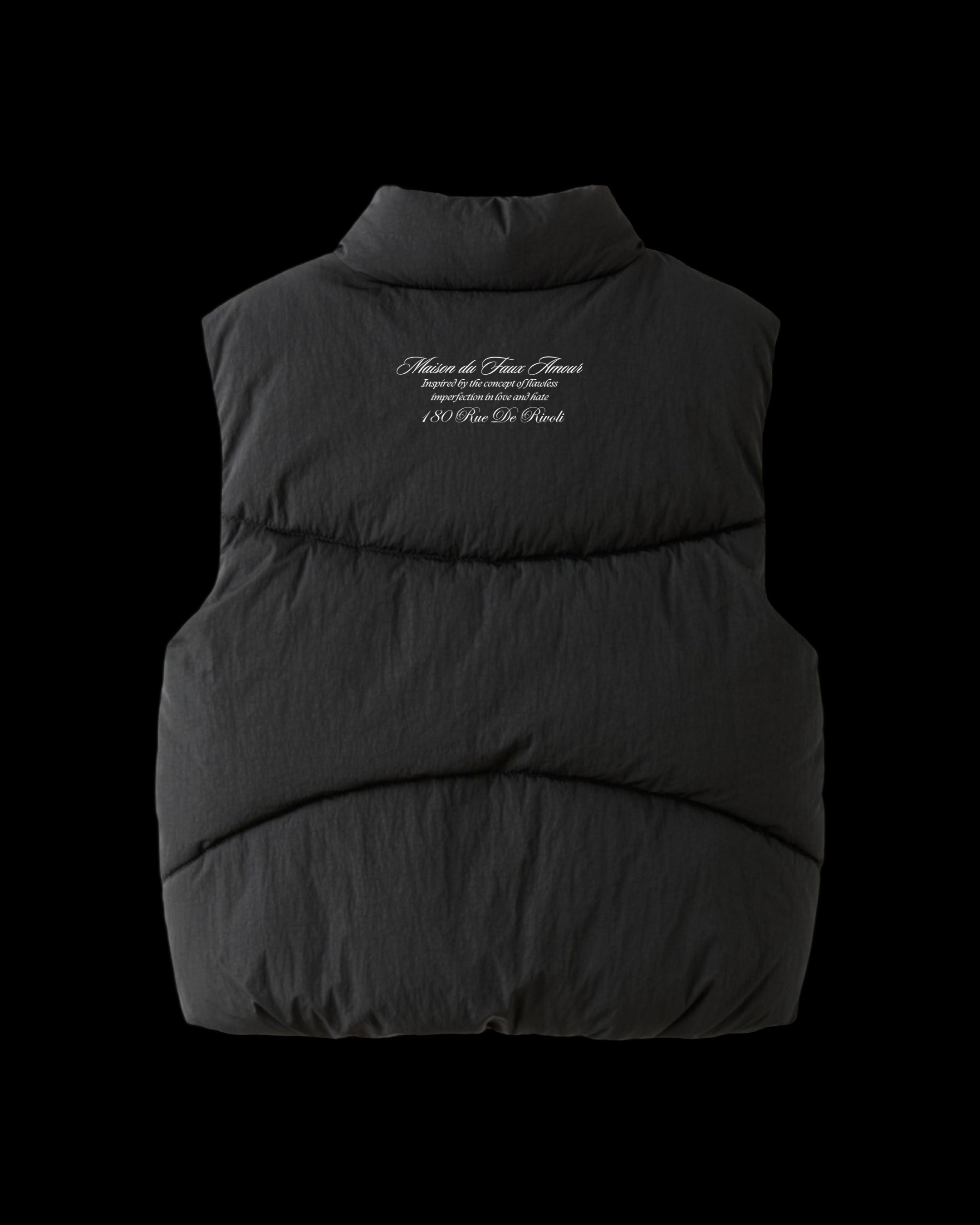 Black Waterproof Kids Gilet