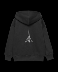 Premium Older Kids Ovè Dark Grey Zip Hoodie