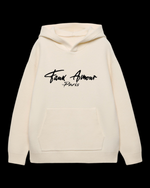 Load image into Gallery viewer, Premium Older Kids Cream Hoodie
